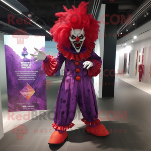 Magenta Evil Clown w...