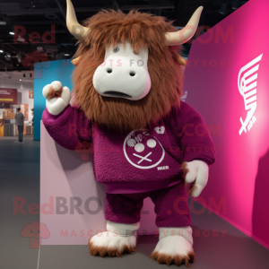 Magenta Yak mascotte...