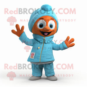 Nebesky modrá postava...