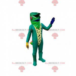 Mascotte de caméléon. Costume de caméléon - Redbrokoly.com