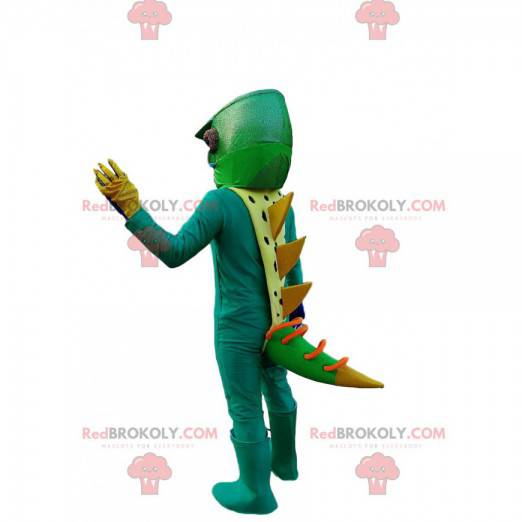 Mascotte camaleonte. Costume da camaleonte - Redbrokoly.com