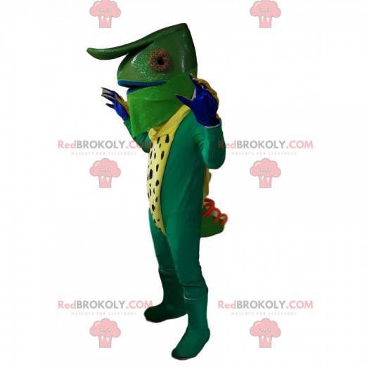 Mascotte camaleonte. Costume da camaleonte - Redbrokoly.com