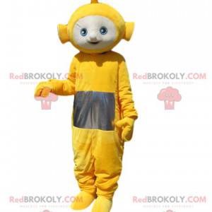 Mascot Laa-laa el Teletubby amarillo. Disfraz de laa-laa -