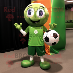 Olive Soccer Ball mascotte...