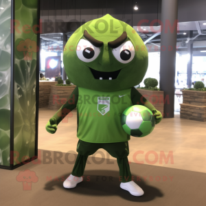 Olive Soccer Ball mascotte...