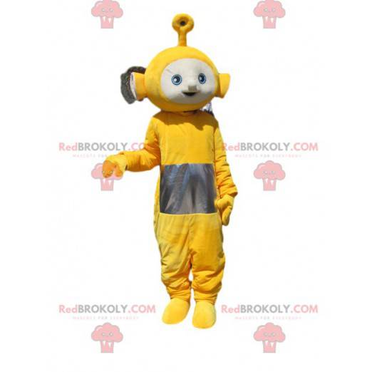 Maskottchen Laa-laa der gelbe Teletubby. Laa-laa-Kostüm -