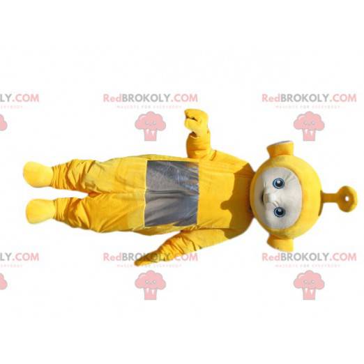 Mascotte de Laa-laa le Teletubby jaune. Costume de Laa-laa -