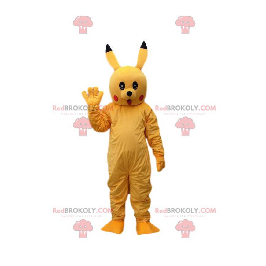 Mascot Pikachu Pokemeon amarelo famoso desenho animado em mascotes Pokémon  Mudança de cor Sem mudança Cortar L (180-190 Cm) Esboço antes da fabricação  (2D) Não Com as roupas? (se presente na foto)