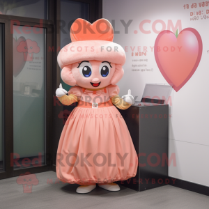 Postava maskota Peach Love...