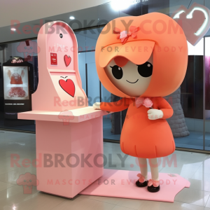 Postava maskota Peach Love...