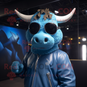 Blauer Zebu Maskottchen...