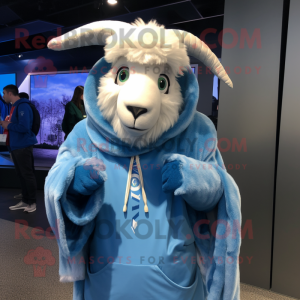 Blue Angora Goat mascotte...