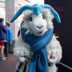 Blue Angora Goat mascotte...