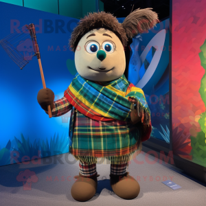 Säckpipa maskot kostym...