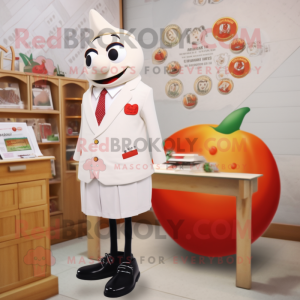 Cream Tomato maskot kostume...