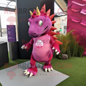 Magenta Stegosaurus...