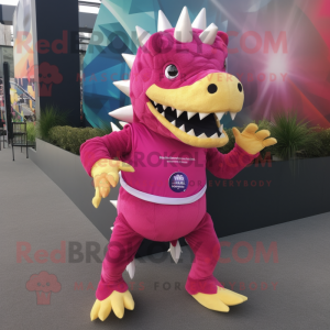 Magenta Stegosaurus...