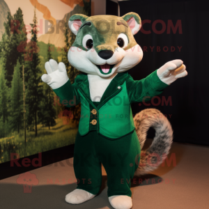 Forest Green Weasel maskot...