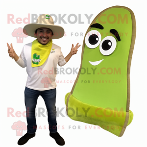 Limegrøn Enchiladas maskot...