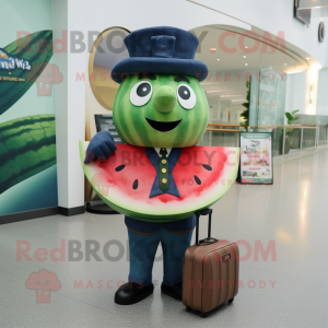 Navy vannmelon maskot drakt...