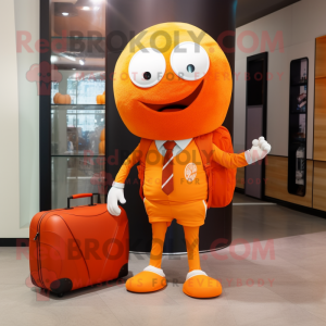 Personaje de mascota Orange...