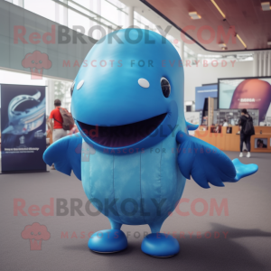 Rust Blue Whale maskot...