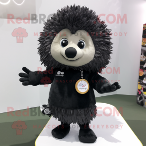 Black Hedgehog mascotte...