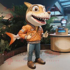 Peach Shark mascotte...