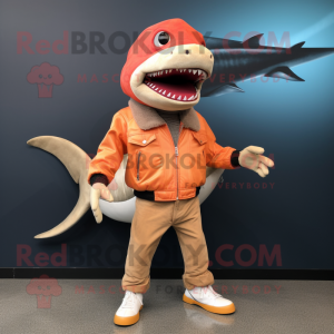 Peach Shark mascotte...