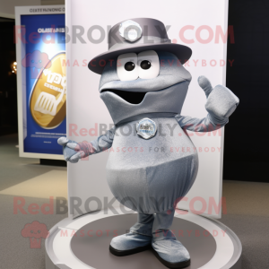 Grå förlovningsring maskot...