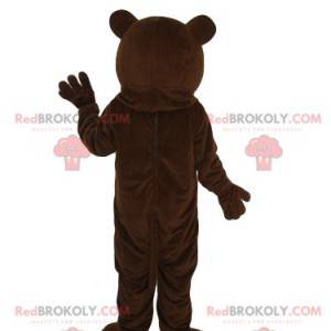 Vores aggressive brune bjørnemaskot - Redbrokoly.com