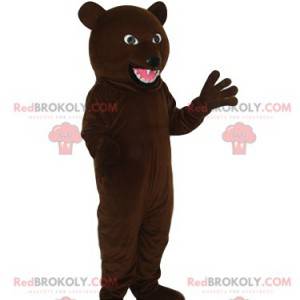 Vores aggressive brune bjørnemaskot - Redbrokoly.com