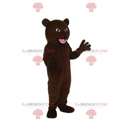 Vores aggressive brune bjørnemaskot - Redbrokoly.com