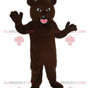 Notre mascotte d'ours marron agressif - Redbrokoly.com