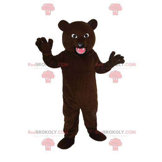 Notre mascotte d'ours marron agressif - Redbrokoly.com