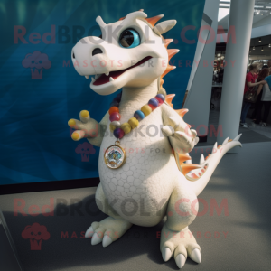 Cream Dragon mascotte...