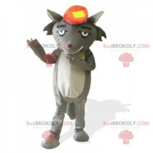 Mascota famosa del gato gris de dibujos animados -