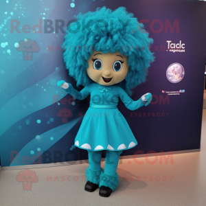 Teal Irish Dancer mascotte...