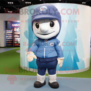 nan American Football Helmet mascot costume character dressed with a Suit Pants and Beanies