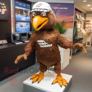 Brown Haast S Eagle maskot...