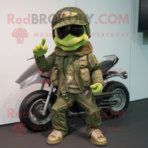 Olive Green Beret mascotte...