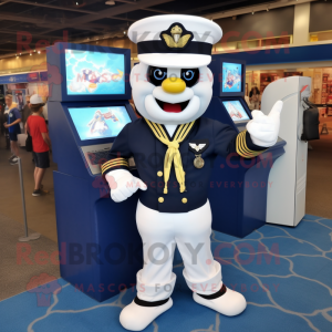 Navy Computer mascotte...