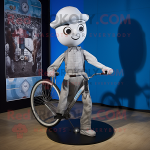 Silver Unicyclist maskot...