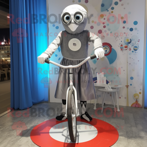 Silver Unicyclist maskot...