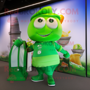 Postava maskota Green...