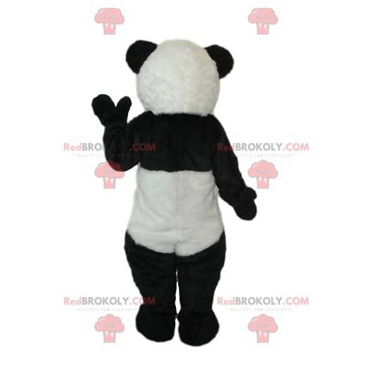 Black and white panda mascot. Panda costume - Redbrokoly.com