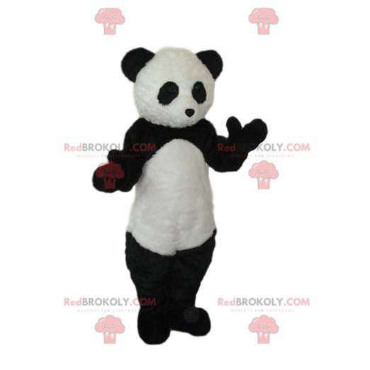 Black and white panda mascot. Panda costume - Redbrokoly.com