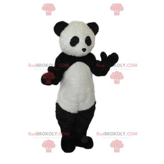 Svart og hvit panda maskot. Panda kostyme - Redbrokoly.com