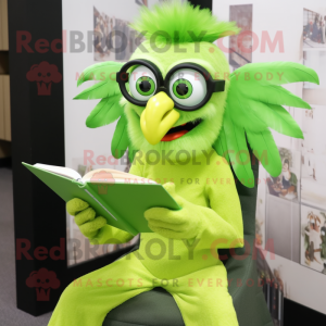 Lime Green Harpy mascotte...