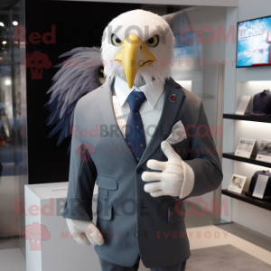 Silver Bald Eagle maskot...